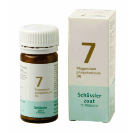 Schüssler Schüssler zout - Celzout nummer 7 - Magnesium Phosphoricum - 100 tabletten Schüssler Schüssler zout - Celzout nummer 7 - Magnesium Phosphoricum - 100 tabletten
