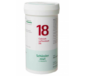 Schüssler Schüssler zout - Celzout nummer 18 - Calcium Sulfuratum - 400 tabletten