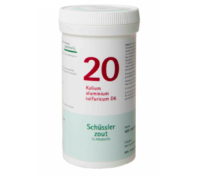 Schüssler Schüssler zout - Celzout nummer 20 - Kalium-Aluminium Sulfuricum - 400 tabletten