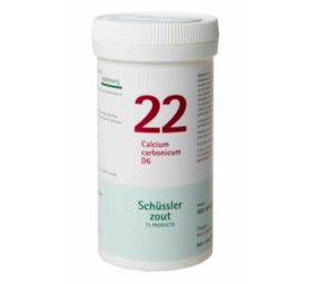 Schüssler Schüssler zout - Celzout nummer 22 - Calcium Carbonicum - 400 tabletten