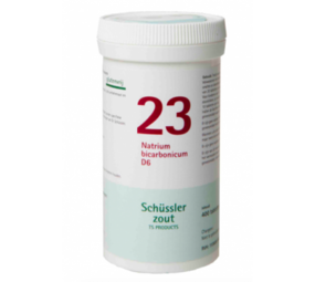 Schüssler Schüssler zout - Celzout nummer 23 - Natrium Bicarbonicum - 400 tabletten