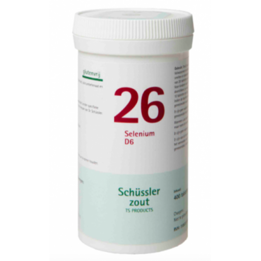 Schüssler Schüssler zout - Celzout nummer 26 - Selenium - 400 tabletten Schüssler Schüssler zout - Celzout nummer 26 - Selenium - 400 tabletten