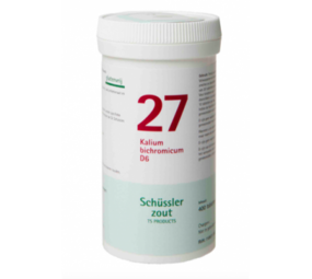 Schüssler Schüssler zout - Celzout nummer 27 - Kalium Bichromicum - 400 tabletten