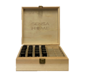 Herbimals Essentiële olie test set - in houten kist - 20x tester 1,5 ml Herbimals Essentiële olie test set - in houten kist - 20x tester 1,5 ml