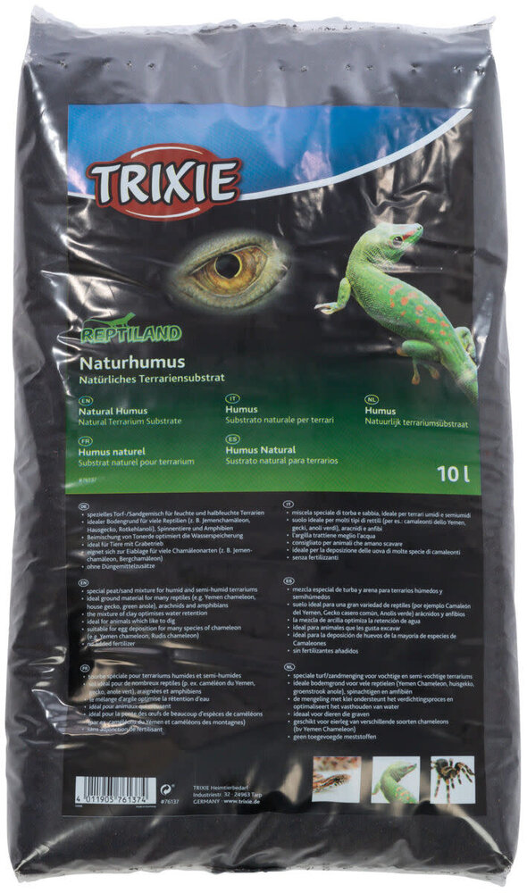 Trixie Trixie Reptiland Natuurhumus - Natuurlijk Terrariumsubstraat - 10 liter