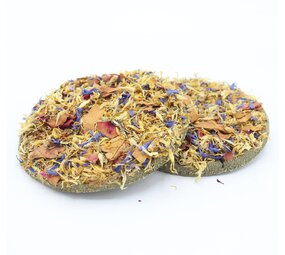 Herbimals Herbimals Pizzakoek met bloemen - 2 stuks