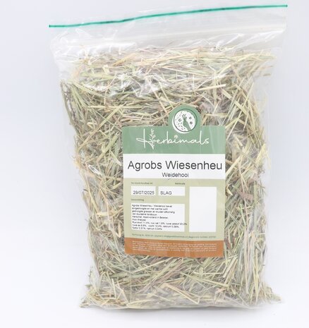Herbimals Proefzakje Agrobs Wiesenheu - Weidehooi - 100 gram Herbimals Proefzakje Agrobs Wiesenheu - Weidehooi - 100 gram