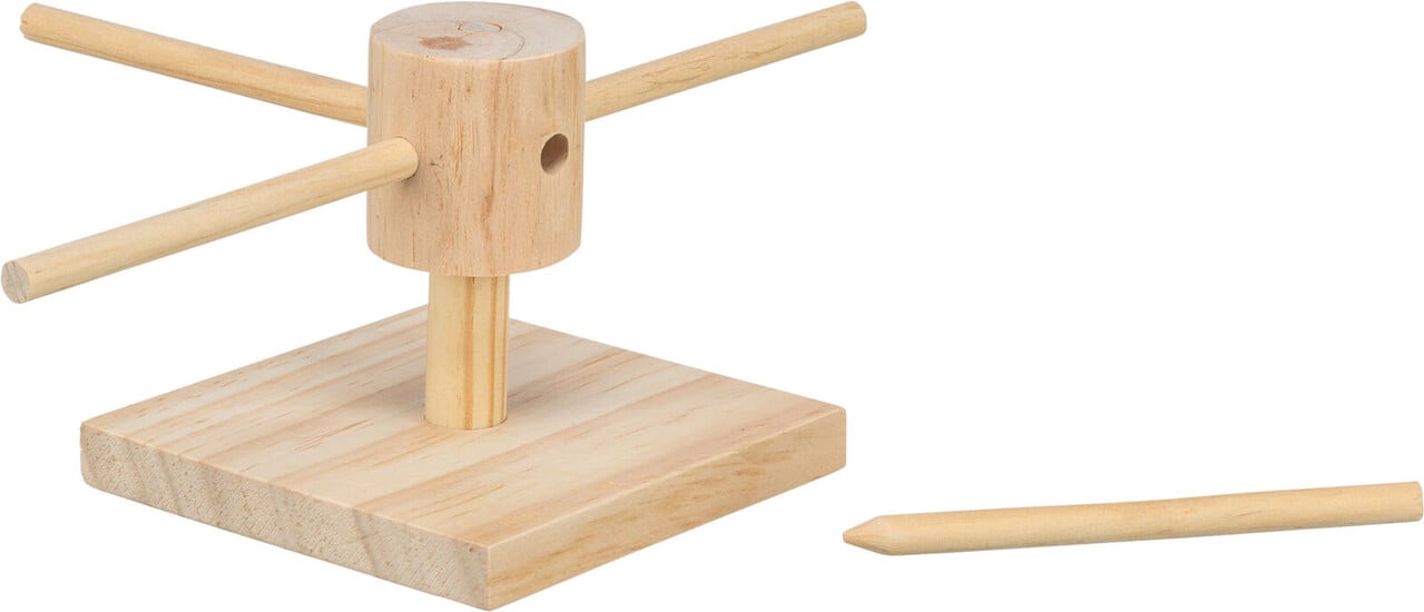 Trixie Trixie Houten Voedselcarrousel - 22x8x22 cm