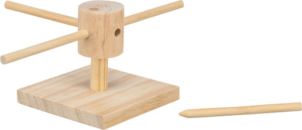 Trixie Trixie Houten Voedselcarrousel - 22x8x22 cm