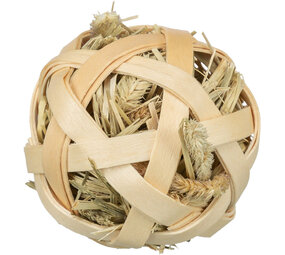 Trixie Trixie Bamboe Bal met Hooi - ø 5 cm