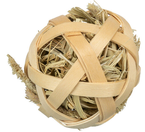 Trixie Trixie Bamboe Bal met Hooi - ø 5 cm
