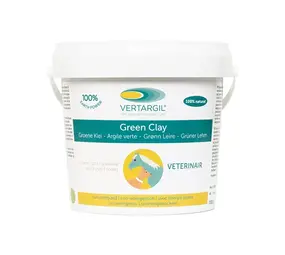 Vertargil Vertargil - Groene Klei Poeder - Grof - Veterinair - 1000 gram Vertargil Vertargil - Groene Klei Poeder - Grof - Veterinair - 1000 gram
