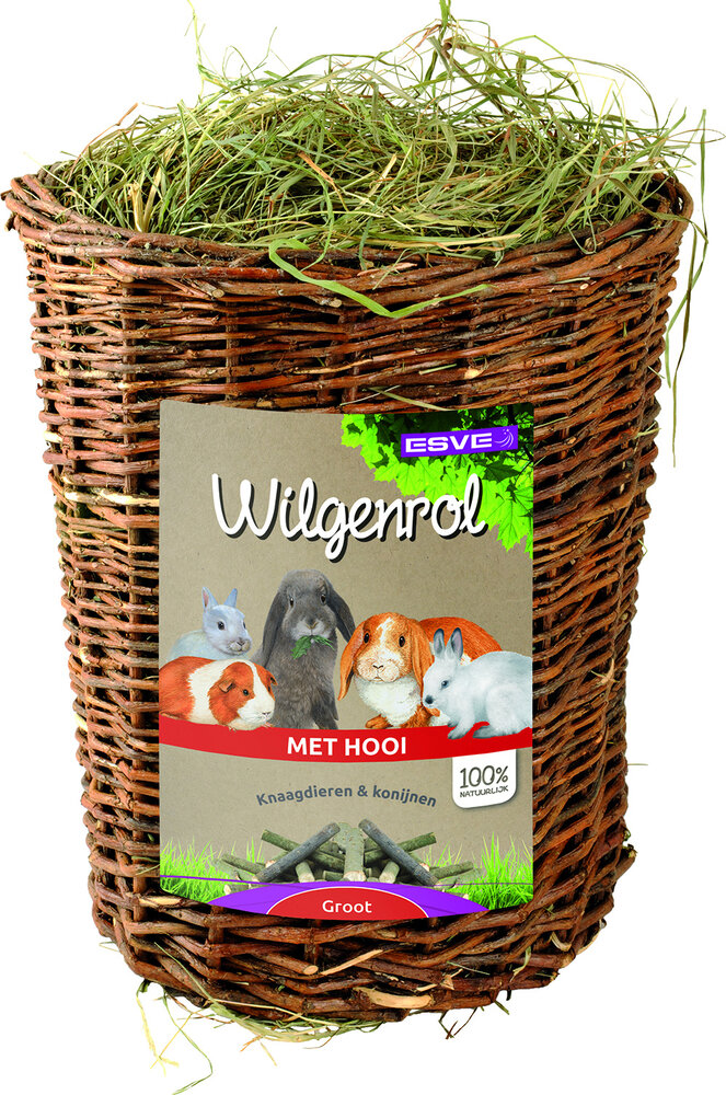 JR Farm Wilgentunnel met hooi - Groot JR Farm Wilgentunnel met hooi - Groot