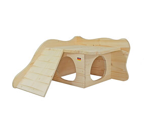 Elmato Elmato Hoekhuis Sevilla met trap - 39 x 28 x 26 cm