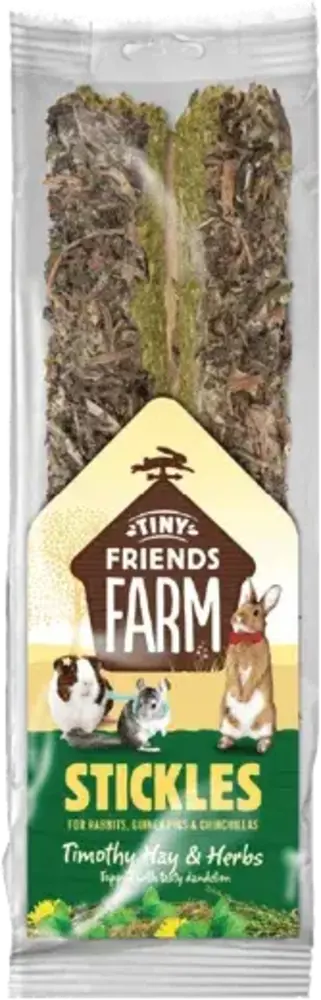 Supreme Supreme Tiny Friends Farm Stickles Knaagstick - Timothy hooi en Kruiden Supreme Supreme Tiny Friends Farm Stickles Knaagstick - Timothy hooi en Kruiden