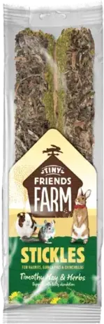 Supreme Supreme Tiny Friends Farm Stickles Knaagstick - Timothy hooi en Kruiden Supreme Supreme Tiny Friends Farm Stickles Knaagstick - Timothy hooi en Kruiden