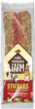 Supreme Supreme Tiny Friends Farm Stickles Knaagstick - Appel-Cranberry Supreme Supreme Tiny Friends Farm Stickles Knaagstick - Appel-Cranberry