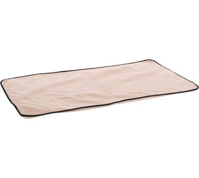 Flamingo Fleecedeken Riley - 100 x 55 cm - Bodembedekking Mat - Taupe Flamingo Fleecedeken Riley - 100 x 55 cm - Bodembedekking Mat - Taupe