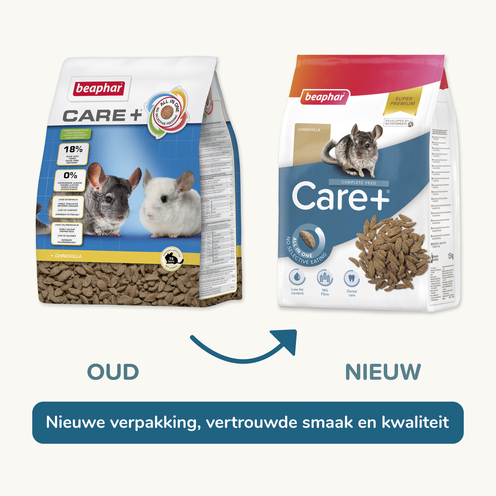 Beaphar Beaphar Care+ Chinchilla - 1.50 kilo Beaphar Beaphar Care+ Chinchilla - 1.50 kilo