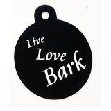 IMARC Hondenpenning – Rond – Live Love Bark – Zwart IMARC Hondenpenning – Rond – Live Love Bark – Zwart