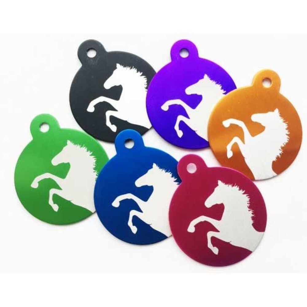 IMARC Paardenpenning – Rond – Blauw - Groot Ø3 cm IMARC Paardenpenning – Rond – Blauw - Groot Ø3 cm