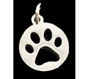 IMARC Bijouterie - Halsband Sieraad - Pootje rond - zilverkleurig IMARC Bijouterie - Halsband Sieraad - Pootje rond - zilverkleurig