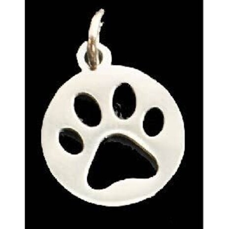 IMARC Bijouterie - Halsband Sieraad - Pootje rond - zilverkleurig IMARC Bijouterie - Halsband Sieraad - Pootje rond - zilverkleurig