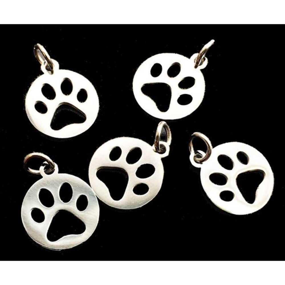 IMARC Bijouterie - Halsband Sieraad - Pootje rond - zilverkleurig IMARC Bijouterie - Halsband Sieraad - Pootje rond - zilverkleurig