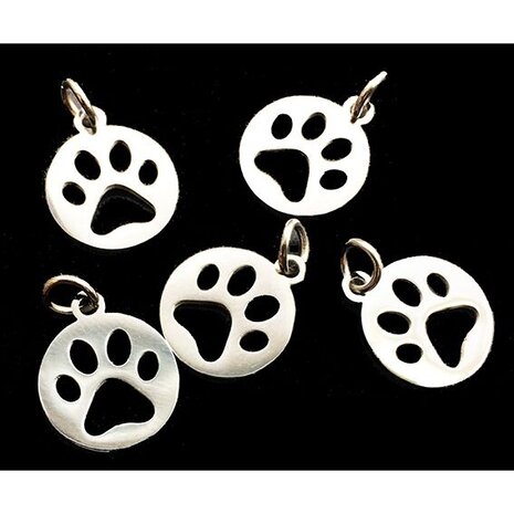 IMARC Bijouterie - Halsband Sieraad - Pootje rond - zilverkleurig IMARC Bijouterie - Halsband Sieraad - Pootje rond - zilverkleurig