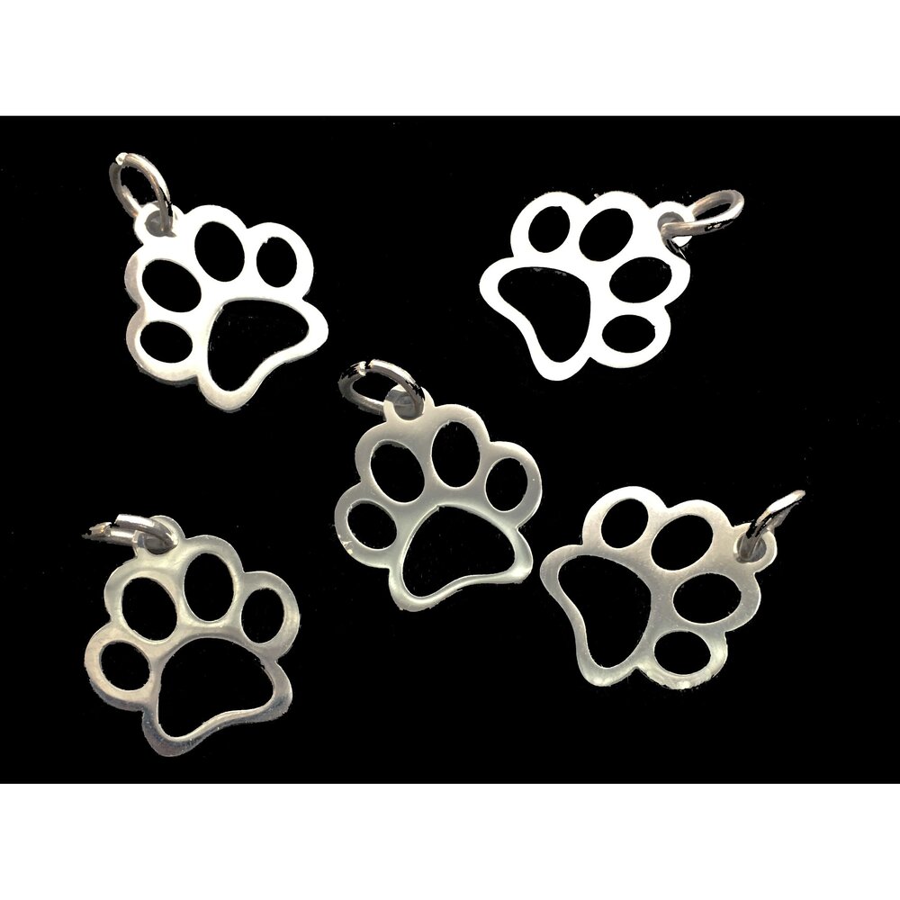 IMARC Bijouterie - Halsband Sieraad - Pootje vorm - zilverkleurig IMARC Bijouterie - Halsband Sieraad - Pootje vorm - zilverkleurig