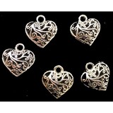 IMARC Bijouterie - Halsband Sieraad - Hart 3D - Zilverkleurig IMARC Bijouterie - Halsband Sieraad - Hart 3D - Zilverkleurig