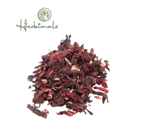 Herbimals Herbimals Hibiscusbloemen rood Herbimals Herbimals Hibiscusbloemen rood