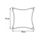 Flamingo Hangmat Clavio - 37x37 cm Flamingo Hangmat Clavio - 37x37 cm