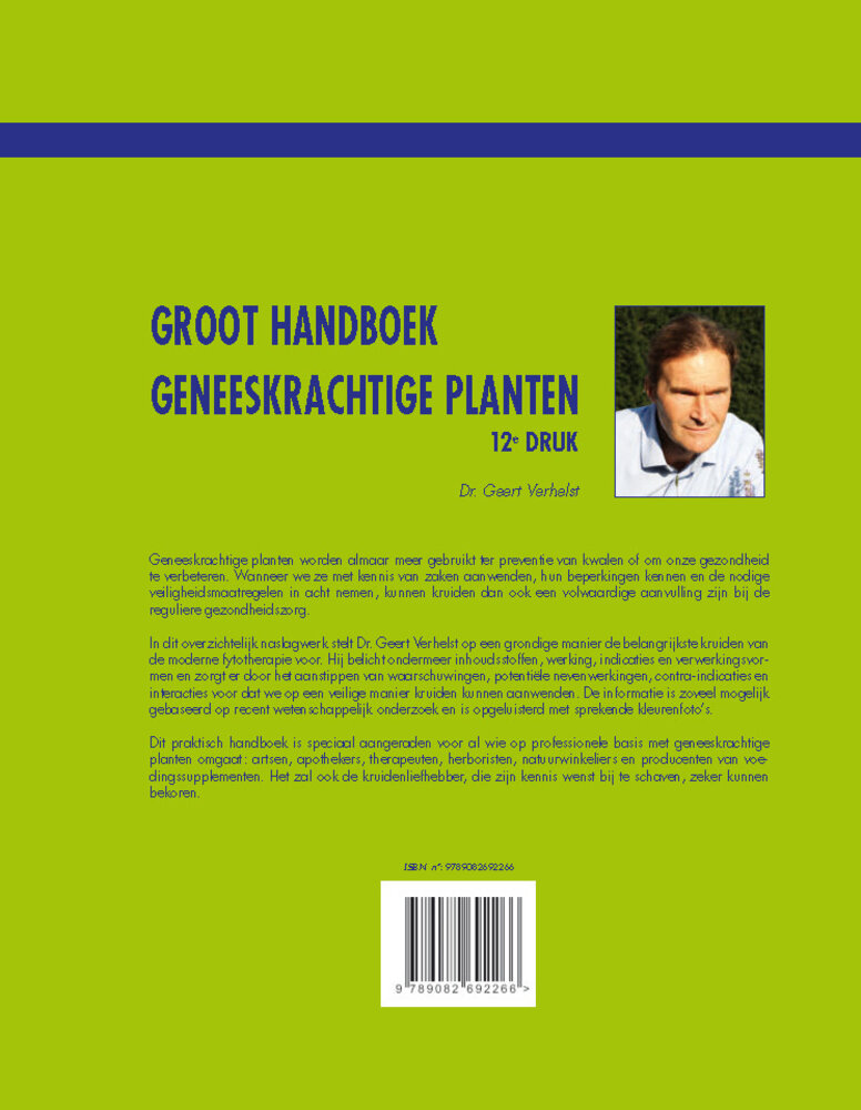 Boek - Groot handboek geneeskrachtige planten Boek - Groot handboek geneeskrachtige planten