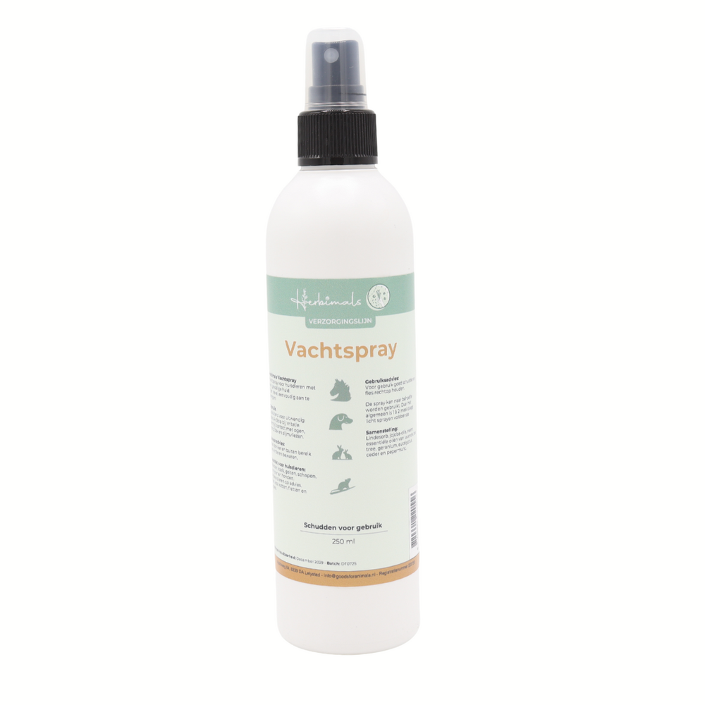 Herbimals Herbimals Vachtspray - 250 ml - voorheen Silverlinde Jeuk-Stop Spray Herbimals Herbimals Vachtspray - 250 ml - voorheen Silverlinde Jeuk-Stop Spray
