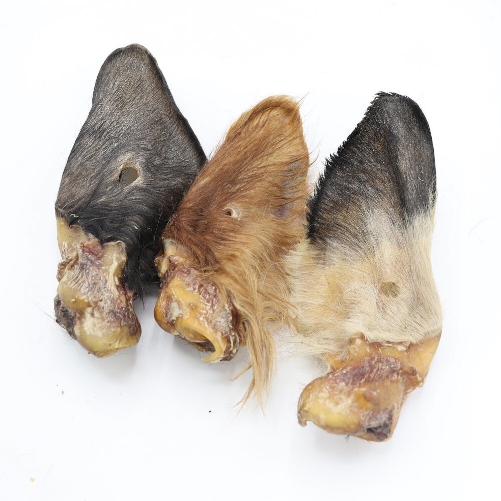 Bark-Bite Bark-Bite Runderoren met vacht - 10 stuks Bark-Bite Bark-Bite Runderoren met vacht - 10 stuks