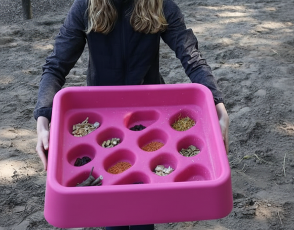 Parallax Parallax Grad-Dual Feeder - Foerageer Voerbak - Roze Parallax Parallax Grad-Dual Feeder - Foerageer Voerbak - Roze