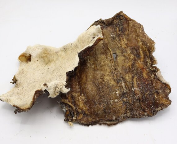 Bark-Bite Bark-Bite Runderhuid met vacht - 500 gram Bark-Bite Bark-Bite Runderhuid met vacht - 500 gram