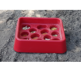 Parallax Parallax Grad-Dual Feeder - Foerageer Voerbak - Rood Parallax Parallax Grad-Dual Feeder - Foerageer Voerbak - Rood