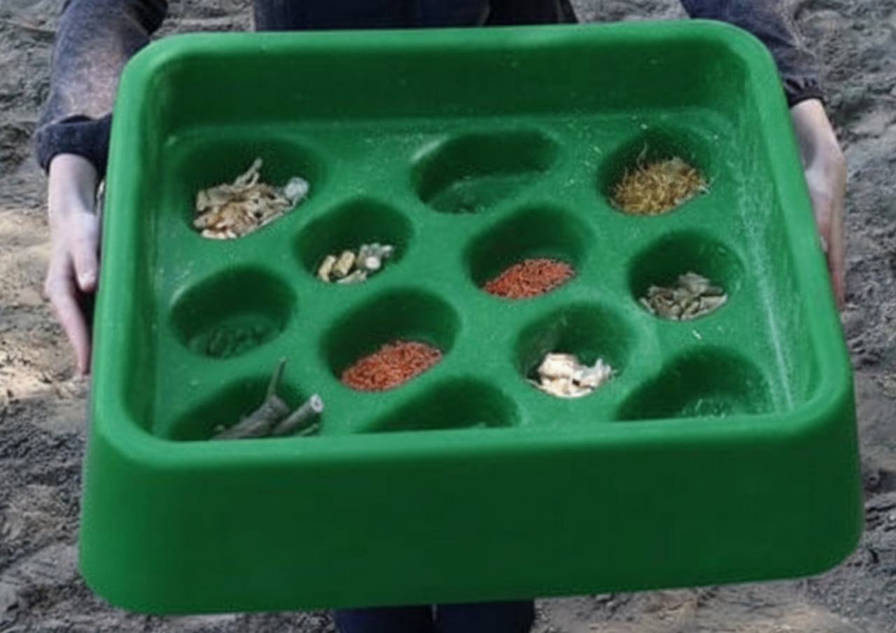 Parallax Parallax Grad-Dual Feeder - Foerageer Voerbak - Groen Parallax Parallax Grad-Dual Feeder - Foerageer Voerbak - Groen