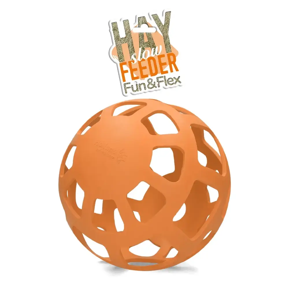Fun & Flex Fun en Flex Bal Slowfeeder - 22 cm - Oranje Fun & Flex Fun en Flex Bal Slowfeeder - 22 cm - Oranje