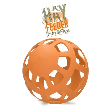 Fun & Flex Fun en Flex Bal Slowfeeder - 22 cm - Oranje Fun & Flex Fun en Flex Bal Slowfeeder - 22 cm - Oranje