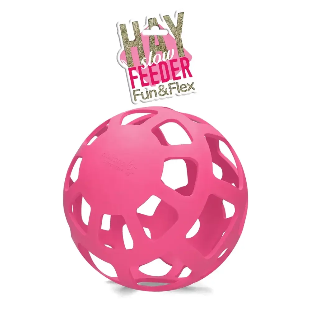 Fun & Flex Fun en Flex Bal Slowfeeder - 22 cm - Roze Fun & Flex Fun en Flex Bal Slowfeeder - 22 cm - Roze