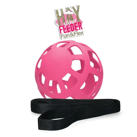 Fun & Flex Fun en Flex Bal Slowfeeder - 22 cm - Roze Fun & Flex Fun en Flex Bal Slowfeeder - 22 cm - Roze