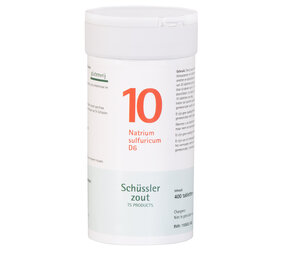 Schüssler Schüssler zout - Celzout nummer 10 - Natrium Sulfuricum - 400 tabletten