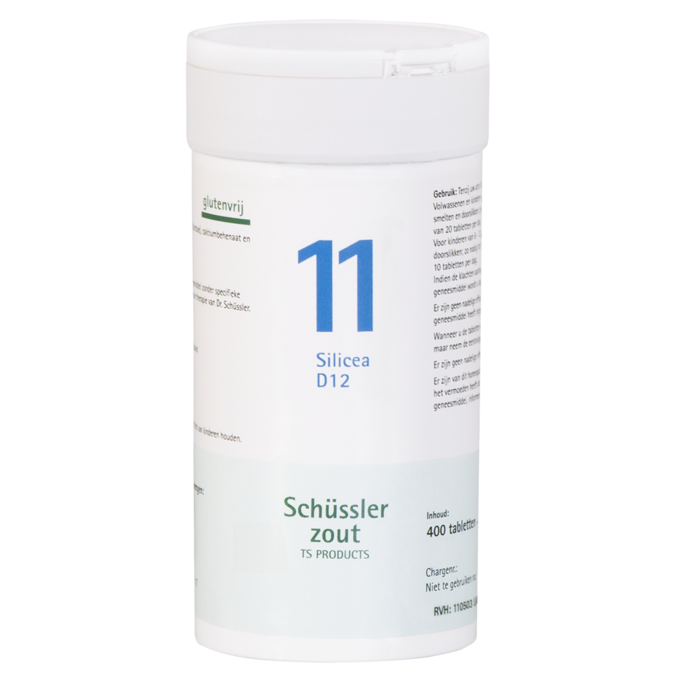 Schüssler Schüssler zout - Celzout nummer 11 - Silicea - 400 tabletten Schüssler Schüssler zout - Celzout nummer 11 - Silicea - 400 tabletten