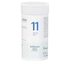 Schüssler Schüssler zout - Celzout nummer 11 - Silicea - 400 tabletten