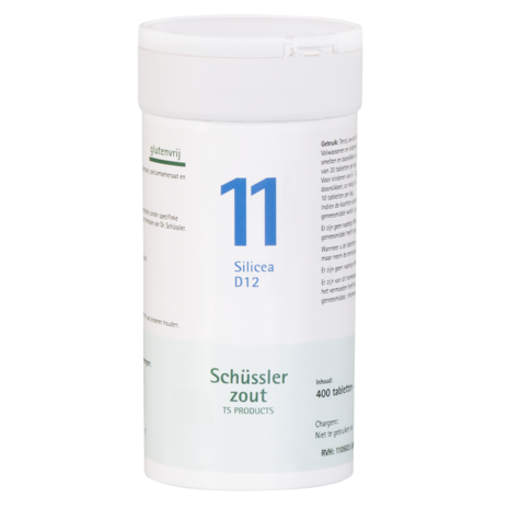 Schüssler Schüssler zout - Celzout nummer 11 - Silicea - 400 tabletten Schüssler Schüssler zout - Celzout nummer 11 - Silicea - 400 tabletten