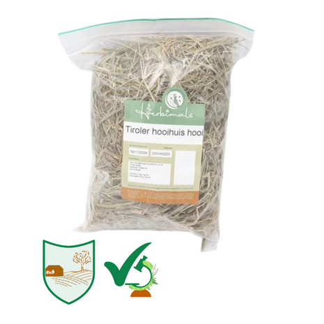 Herbimals Proefzakje hooi - Tiroler Hooihuis - 100 gram Herbimals Proefzakje hooi - Tiroler Hooihuis - 100 gram