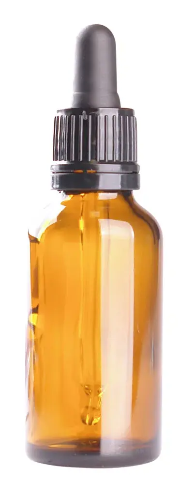 Glazen flesje - 30 ml met pipet Glazen flesje - 30 ml met pipet